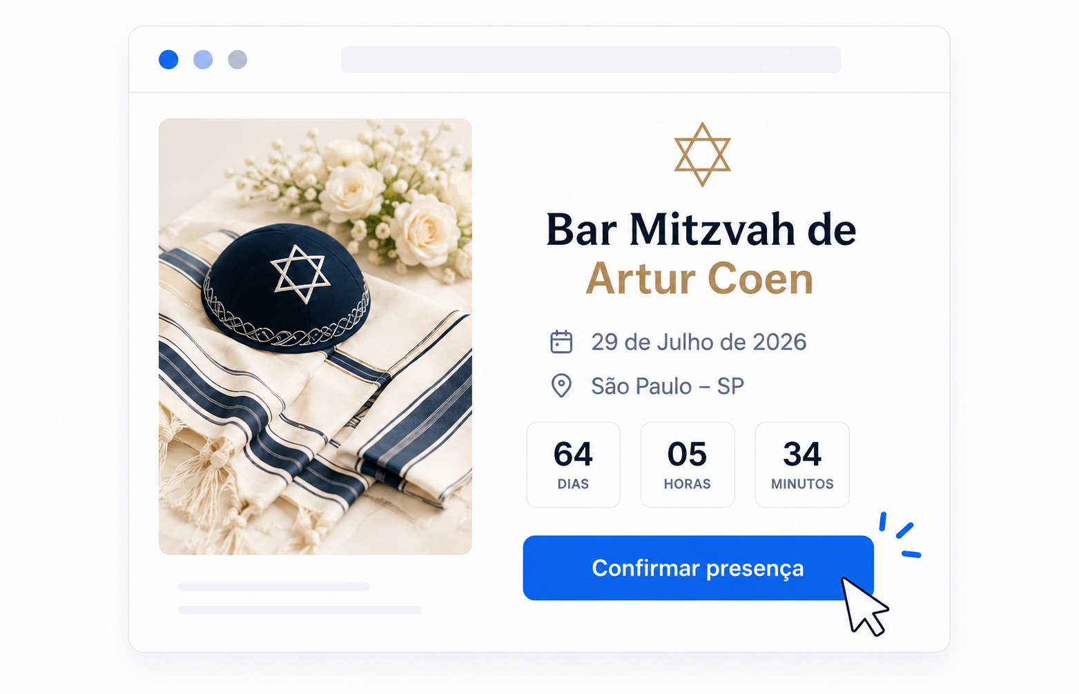 Editor da capa do site